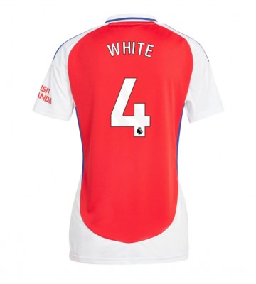 Arsenal Ben White #4 Hemmatröja Kvinnor 2024-25 Kortärmad